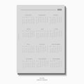 Planner Insert | 2022 Calendar | Minimal | Vellum | A5 | Personal |