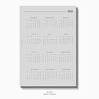 Planner Insert | 2022 Calendar | Minimal | Vellum | A5 | Personal |