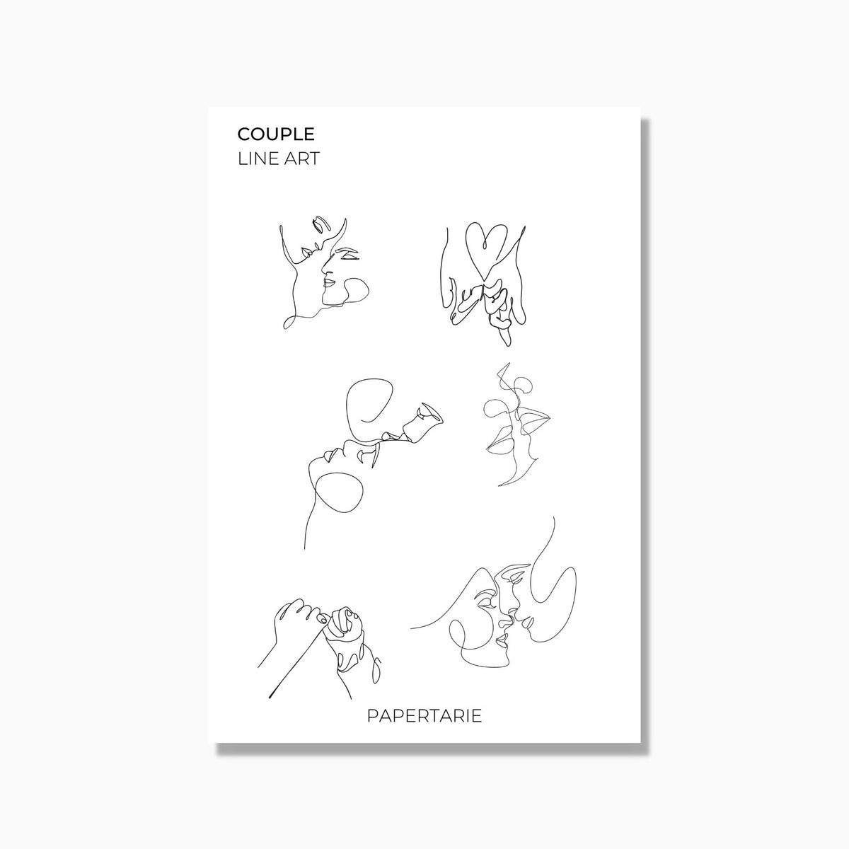 Line Art Stickers