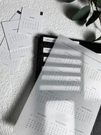 Planner Insert | 2022 Calendar | Minimal | Vellum | A5 | Personal |