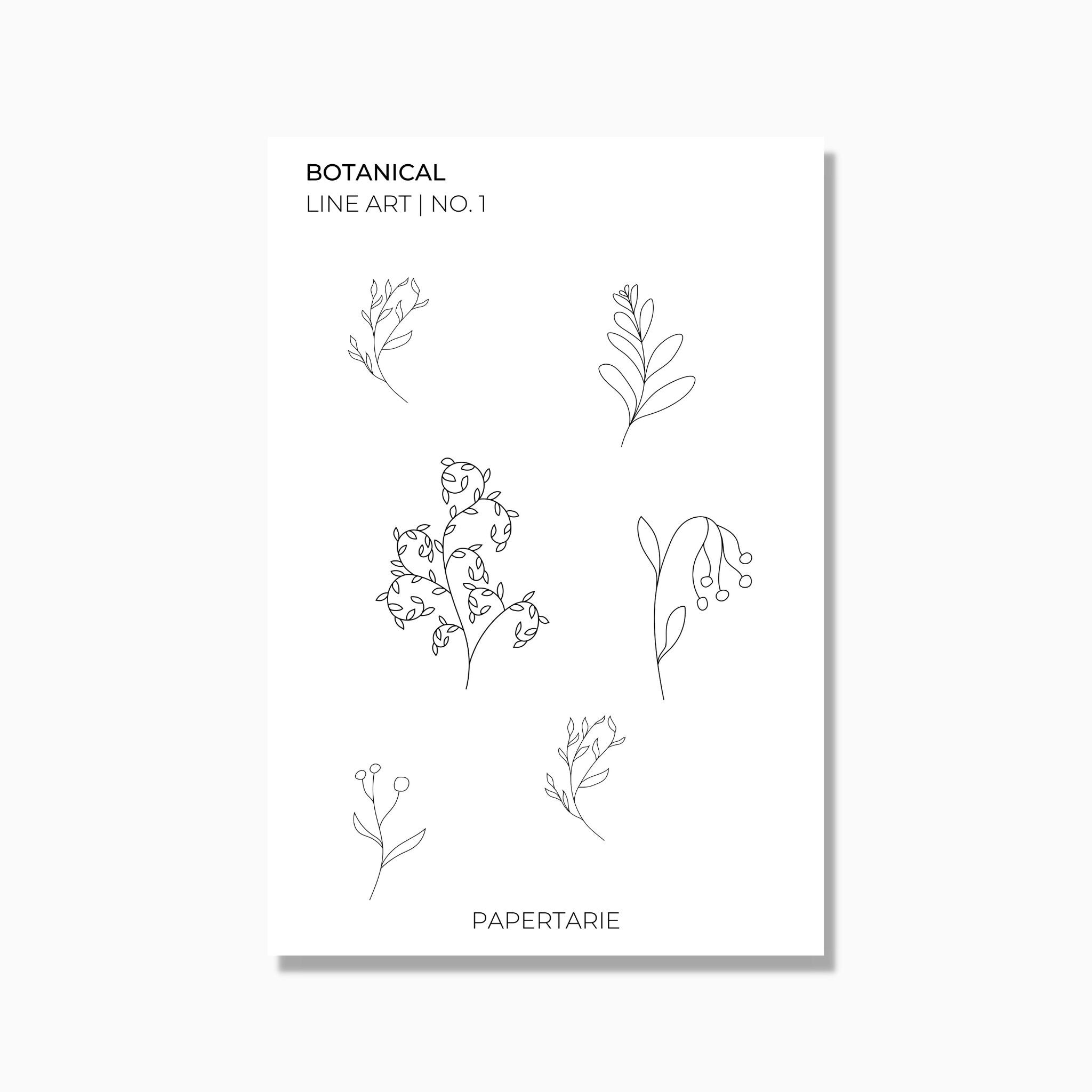 Line Art Stickers
