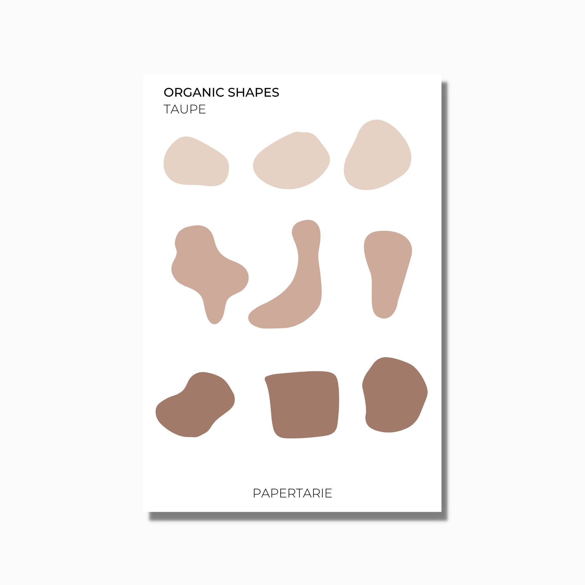 Organic Shape Stickers