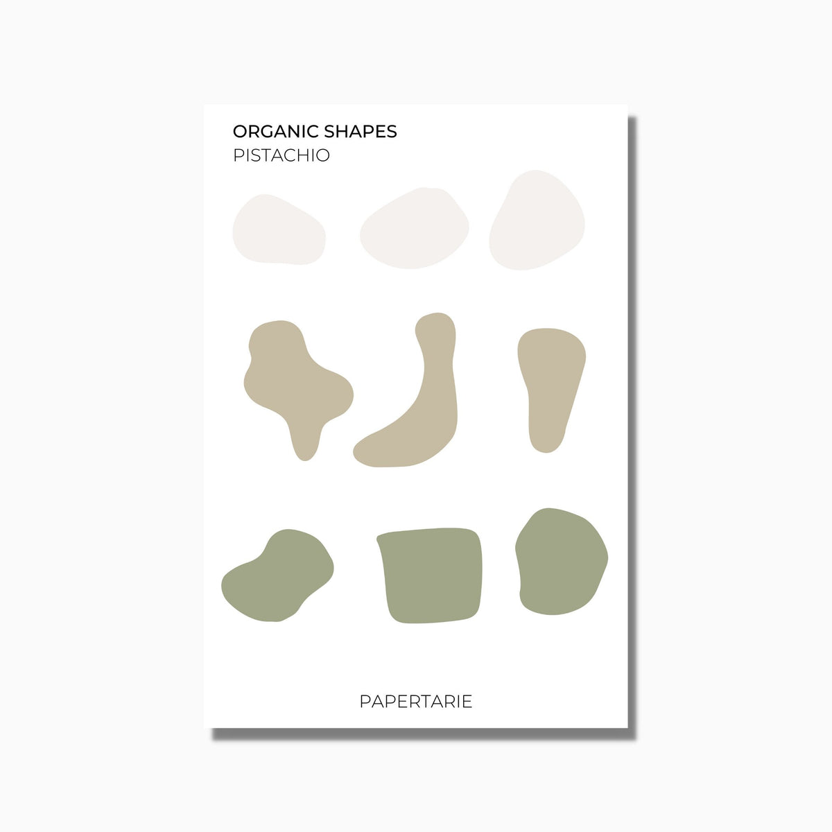 Organic Shape Stickers