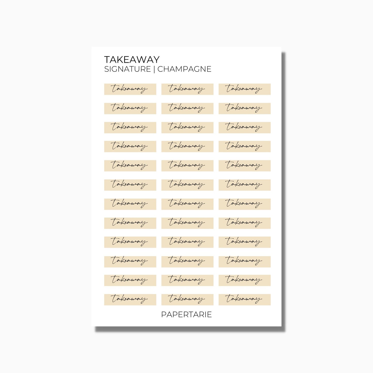 Flag Text Stickers | Custom