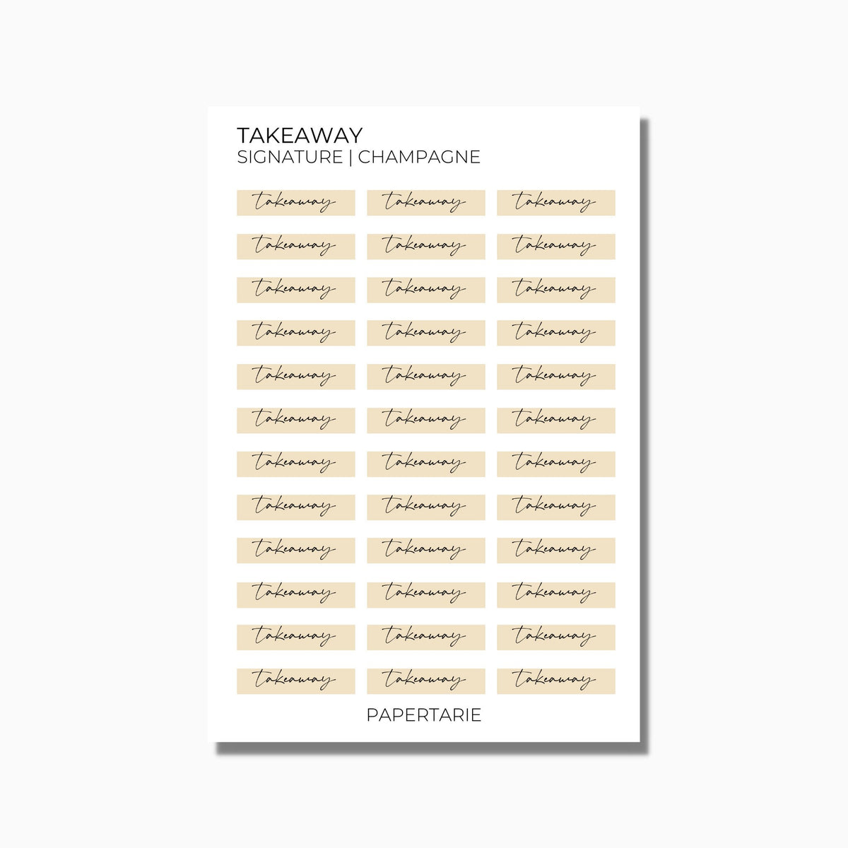 Flag Text Stickers | Custom
