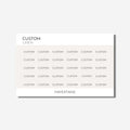 Mini Block Text | Custom