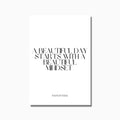 Desk Card | Motivation | Planner Card | Stationery