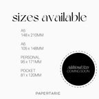 Planner Dashboard | Abstract Semi Circle | A5, A6, Personal, Pocket | Minimal | Premium