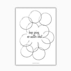 Planner Dashboard | No Matter What Keep Going | A5, A6, Personal, Pocket | Minimal | Art