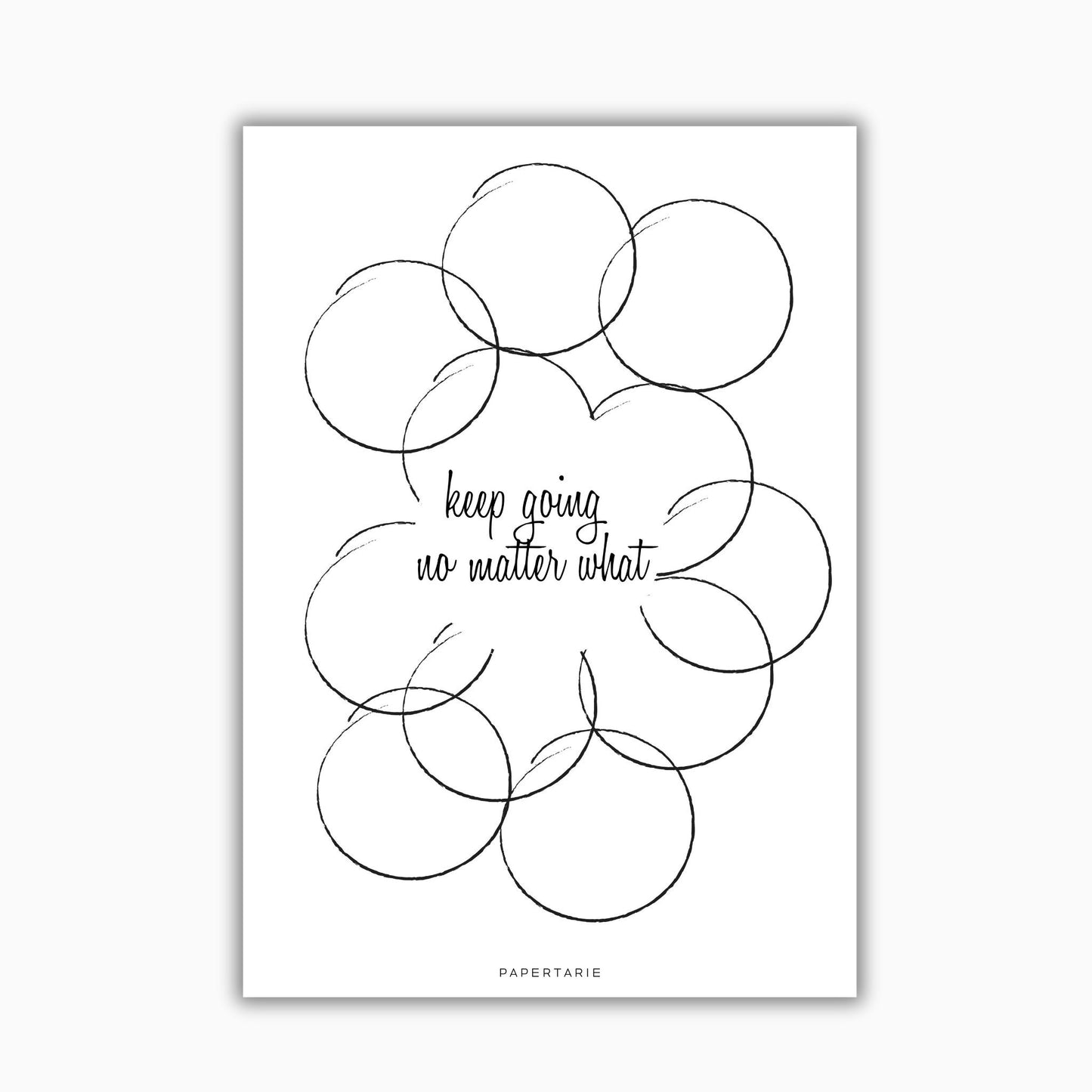 Planner Dashboard | No Matter What Keep Going | A5, A6, Personal, Pocket | Minimal | Art