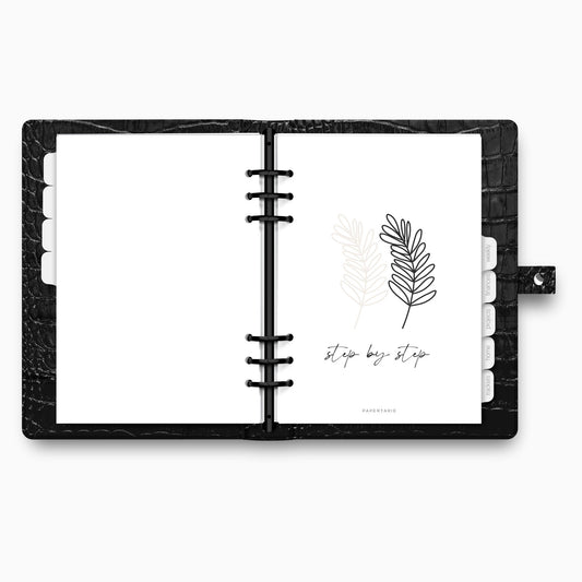 Planner Dashboard | Step by Step | A5, A6, Personal, Pocket | Premium | Art