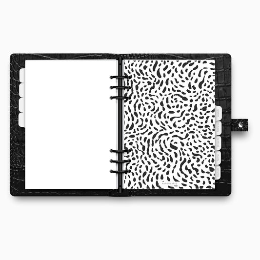 Planner Dashboard | Dalmatian | A5, A6, Personal, Pocket | Minimal | Premium Card or Vellum