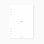 Planner Dashboard | Pause | A5, A6, Personal, Pocket | Minimal | Premium