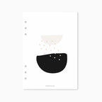 Planner Dashboard | Abstract Semi Circle | A5, A6, Personal, Pocket | Minimal | Premium