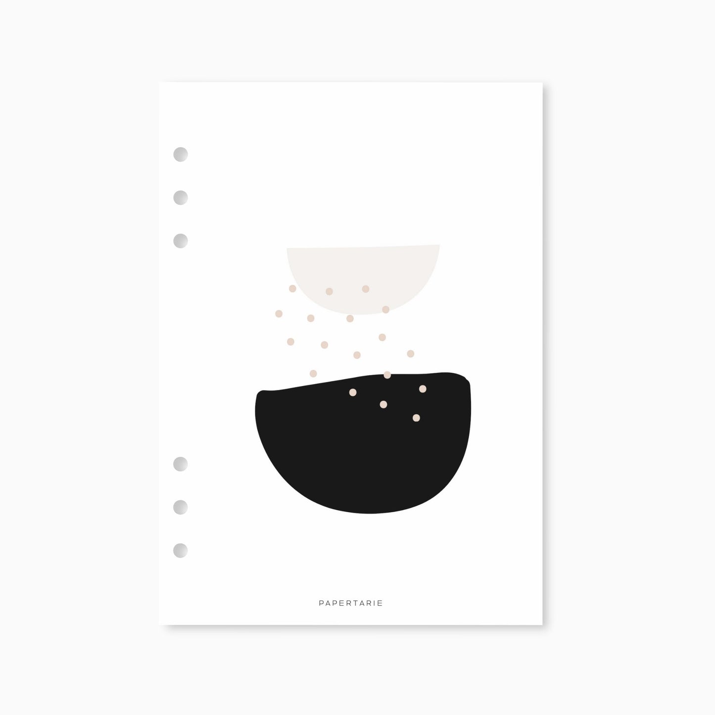 Planner Dashboard | Abstract Semi Circle | A5, A6, Personal, Pocket | Minimal | Premium
