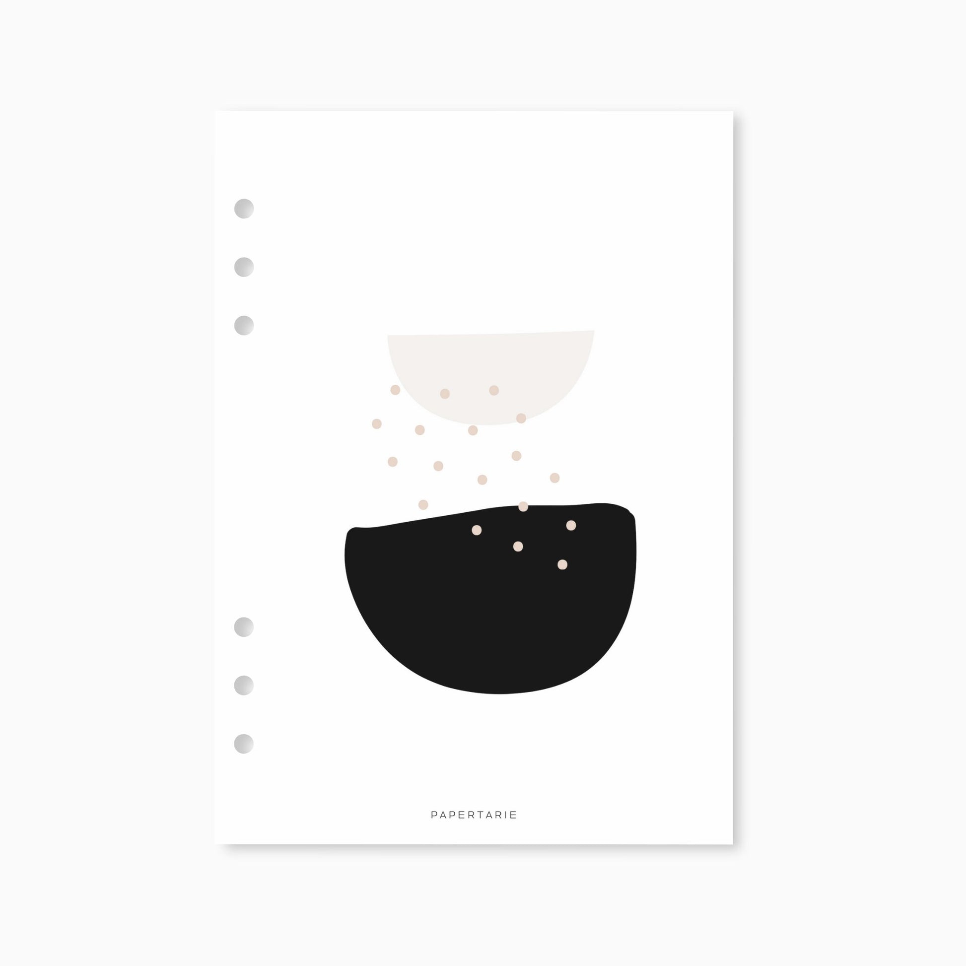 Planner Dashboard | Abstract Semi Circle | A5, A6, Personal, Pocket | Minimal | Premium