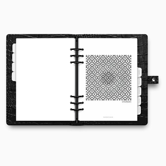 Planner Dashboard | Envision | A5, A6, Personal, Pocket | Minimal | Aesthetic | Premium | Vision