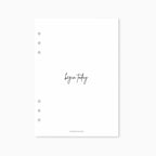 Planner Dashboard | Begin Today| A5, A6, Personal, Pocket | Minimal | Art | Premium
